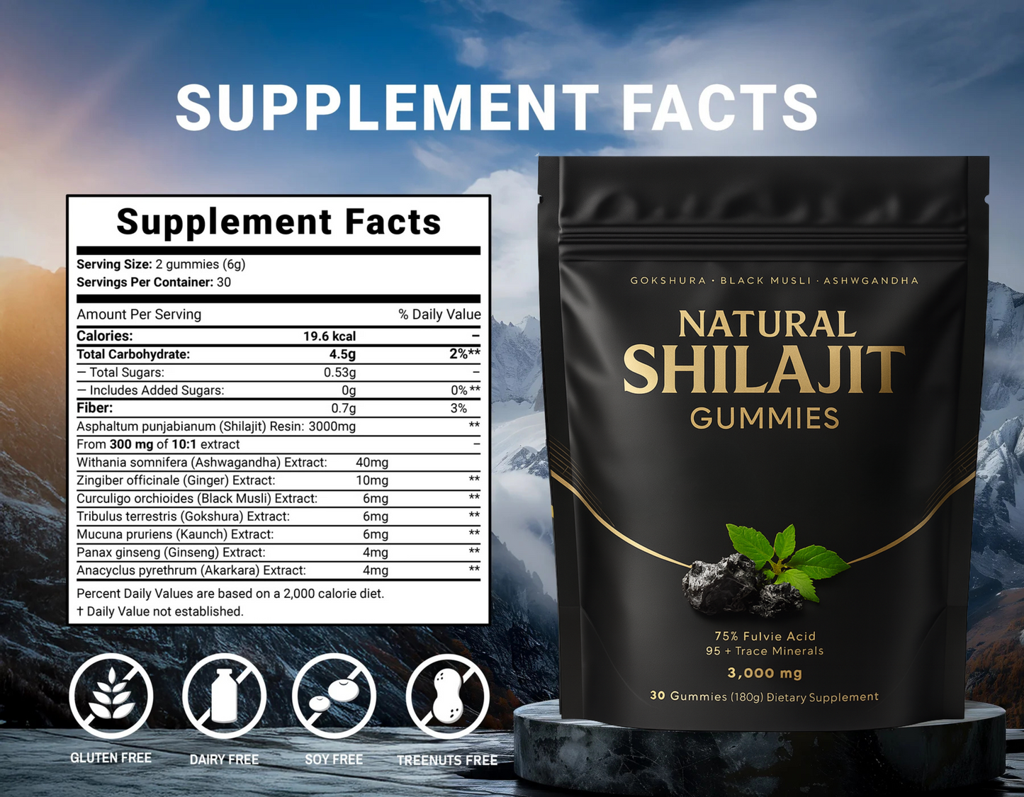Natural Shilajit Gummies