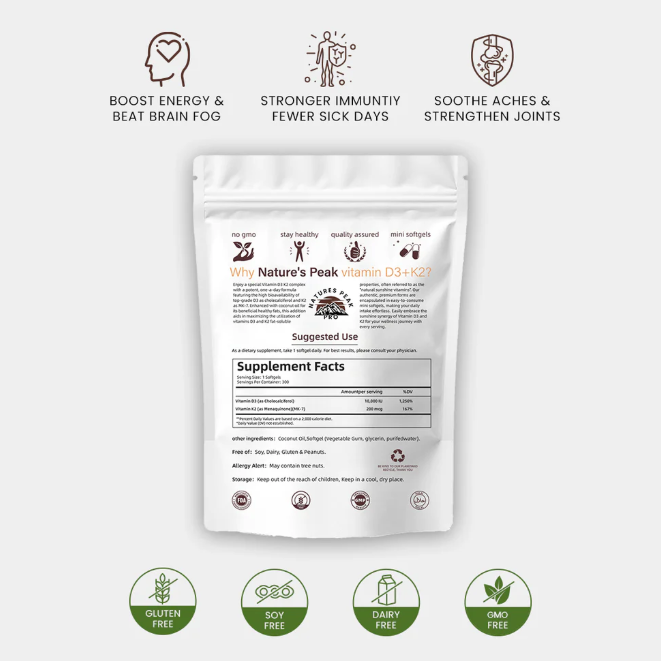 D3 + K2 (MK7) with Coconut Oil