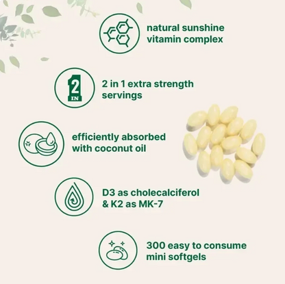 D3 + K2 (MK7) with Coconut Oil