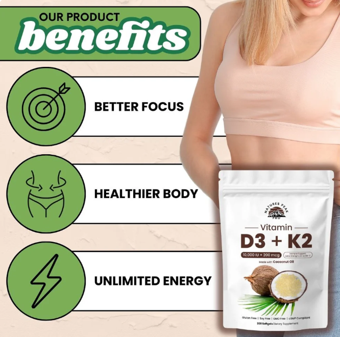 D3 + K2 (MK7) with Coconut Oil